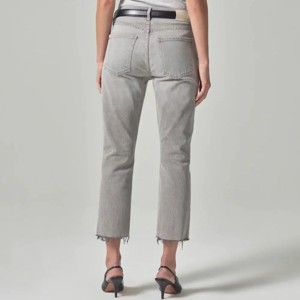 NWT Citizens of Humanity Isola Straight Crop Quartz Grey - Picture 2 of 9